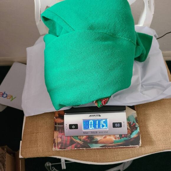 Vintage Christmas Ugly  Sweater Cozy Gingerbread House Granny Core Handmade L - Picture 10 of 10